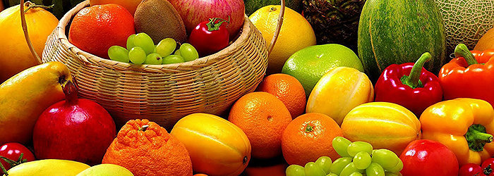 A maioria das frutas e legumes contém poucas calorias e gorduras, tornando-os ideais para serem utilizados em dietas de perda de peso.
