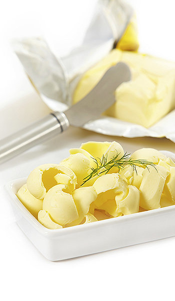As margarinas são produzidas com a intenção de passar a sensação de que são mais “leves” em termos calóricos