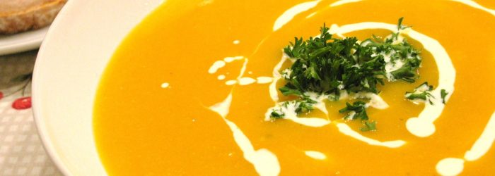 6 Receitas de sopa de abóbora
